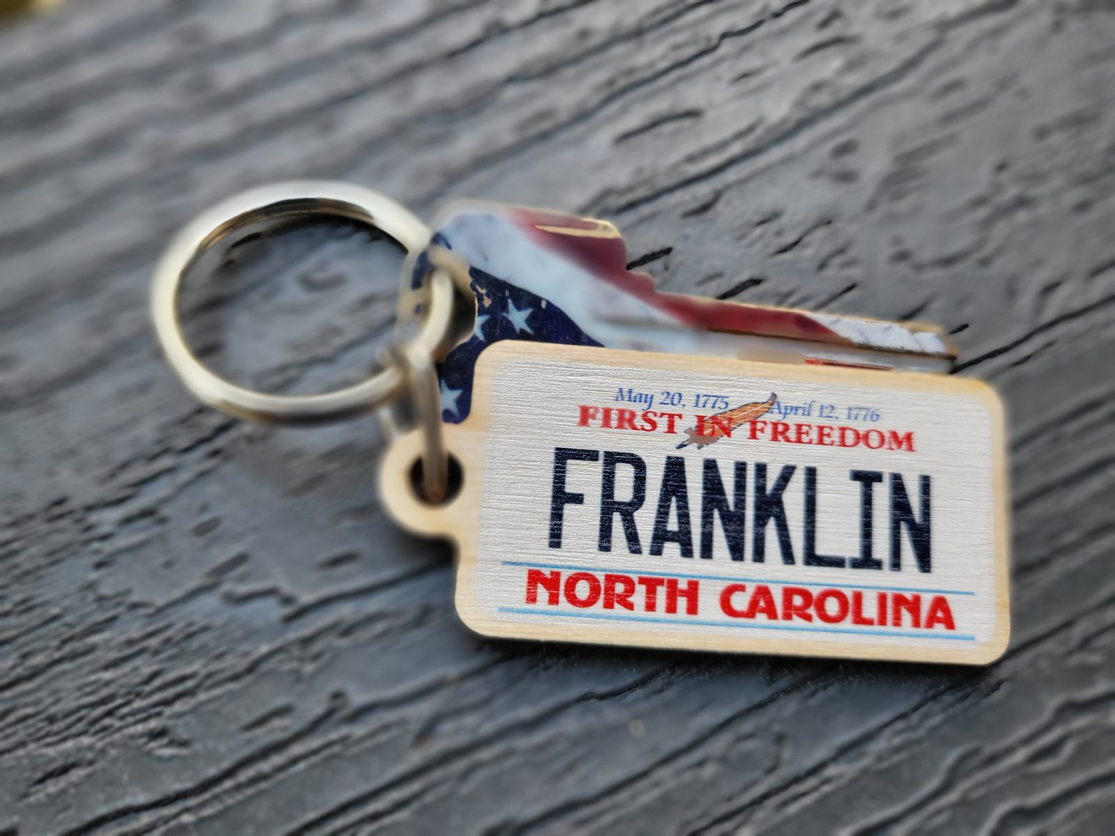A Franklin, North Carolina souvenir keyring